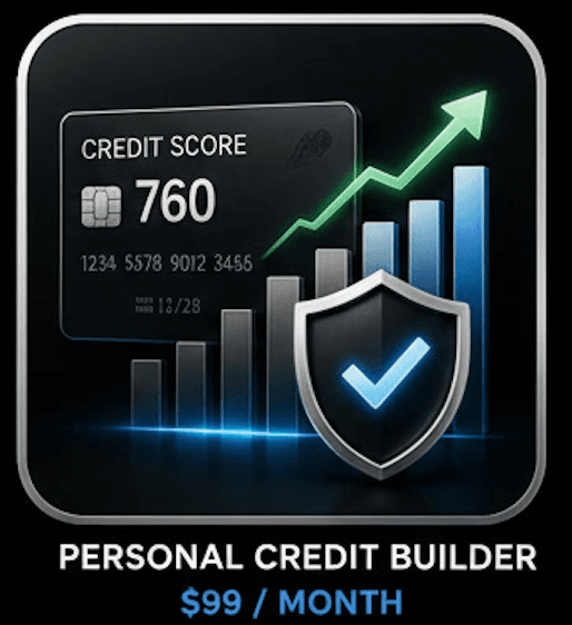 Personal Credit Builder — $99/month